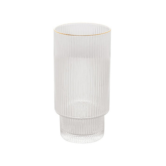 CJ 2 COPOS ALTOS DE CRISTAL C/FIO DE OURO LINES 400ml