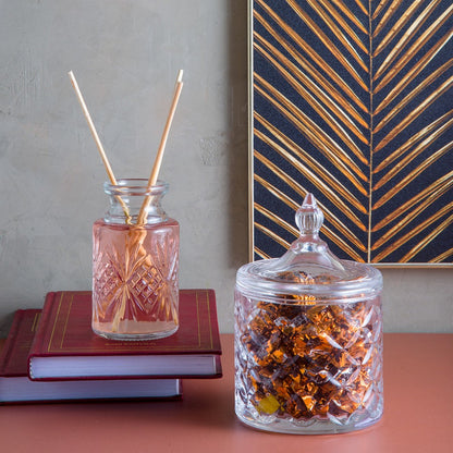 Potiche Decorativo De Cristal De Chumbo Lile - DoceLar Loja