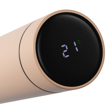 Garrafa Térmica de Aço Inox Termômetro Led-Nude - DoceLar Loja