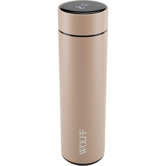 Garrafa Térmica de Aço Inox Termômetro Led-Nude - DoceLar Loja