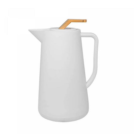 GARRAFA TERMICA DE PLASTICO ATENAS BRANCA 1L