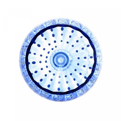 CJ 2 TACAS PARA VINHO DE VIDRO ORQUIDEA AZUL 450ML