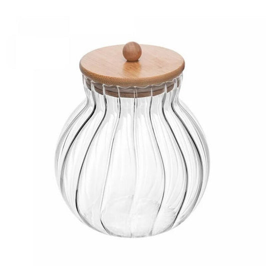 Porta Mantimentos com Tampa Bambu Classic 450 ML