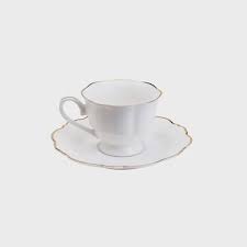 CJ 6 XICARAS CAFE PORCELANA C/PIRES