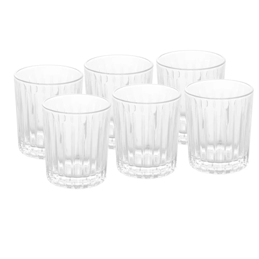 CJ 6 COPOS PARA WHISKY DE CRISTAL BANGKOK PREMIUM 300ML