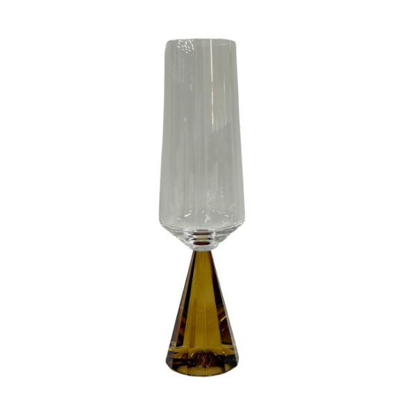 TACA CHAMPAGNE 24X6X6 CARAMELO