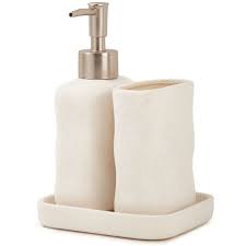 KIT PARA BANHEIRO EM CERAMICA - 3 PCS