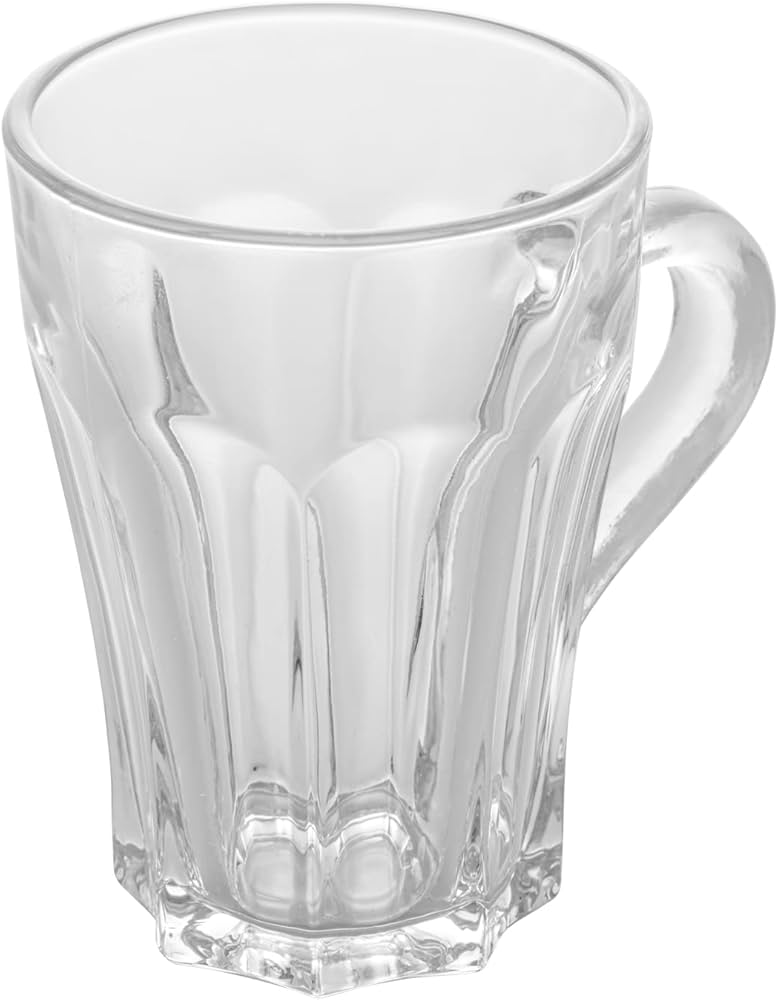 CJ 6 CANECAS VIDRO BOROSSILICATO ALLURE 140ML