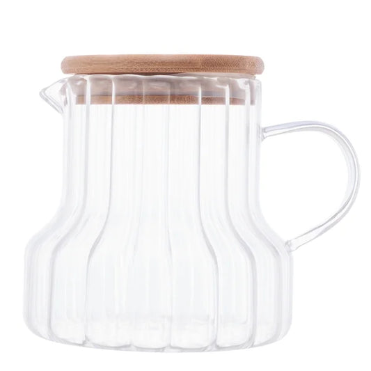 Jarra Borossilicato com Tampa Bambu Classic 500ML