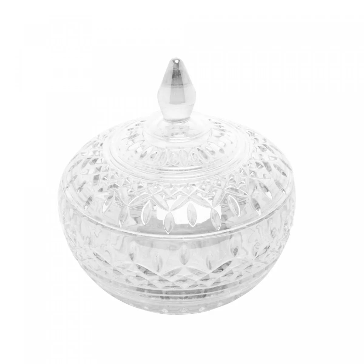 POTICHE DECORATIVO DE CRISTAL LYS 14CM X 15CM