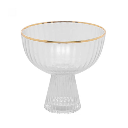 CONJUNTO 2 TACAS DE SOBREMESA DE CRISTAL