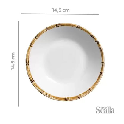 Pratos de Lanche Bambu - DoceLar Loja