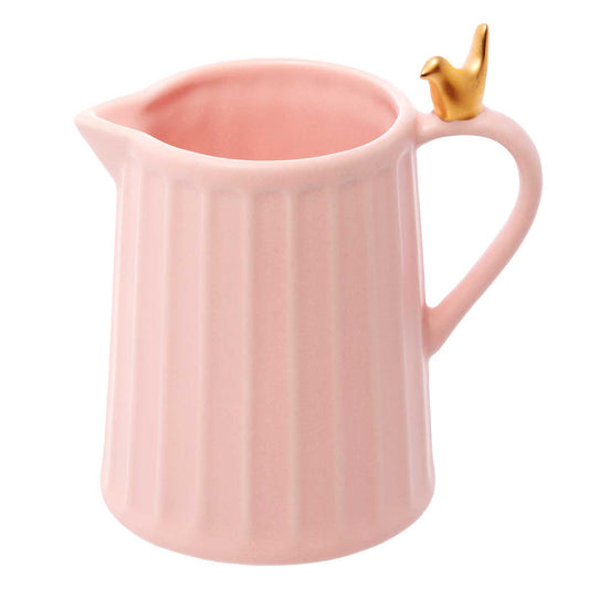 LEITEIRA DE CERAMICA COLIBRI ROSA 200ML