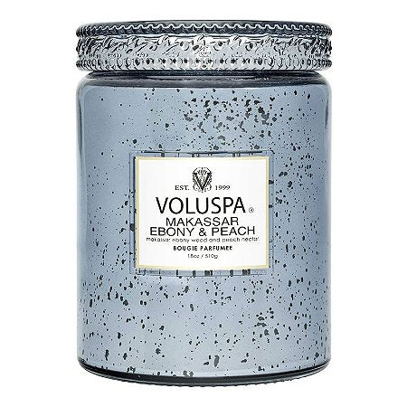 VELA POTE VIDRO G 100H TAMPA VIDRO MAKASSAR EBONY E PEACH