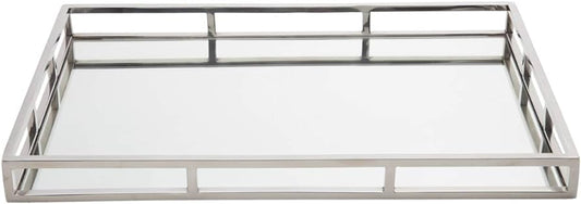 BANDEJA ACO INOX C/ESPELHO 56x36x5cm