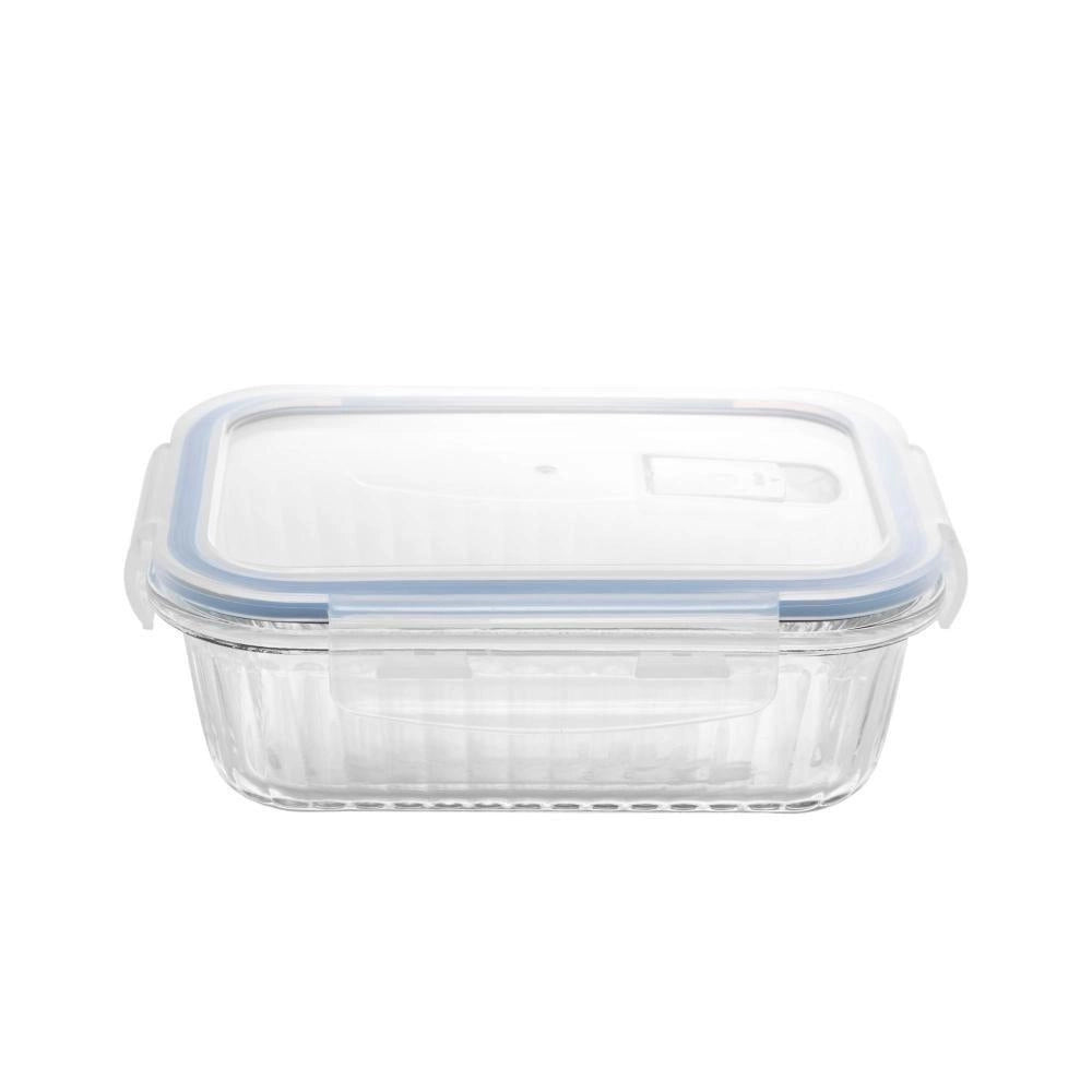 POTE HERMETICO DE VIDRO COM TAMPA PLASTICA LINES 1,04L