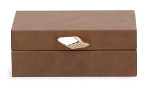 CAIXA EM MDF COM REVESTIMENTO EM PU