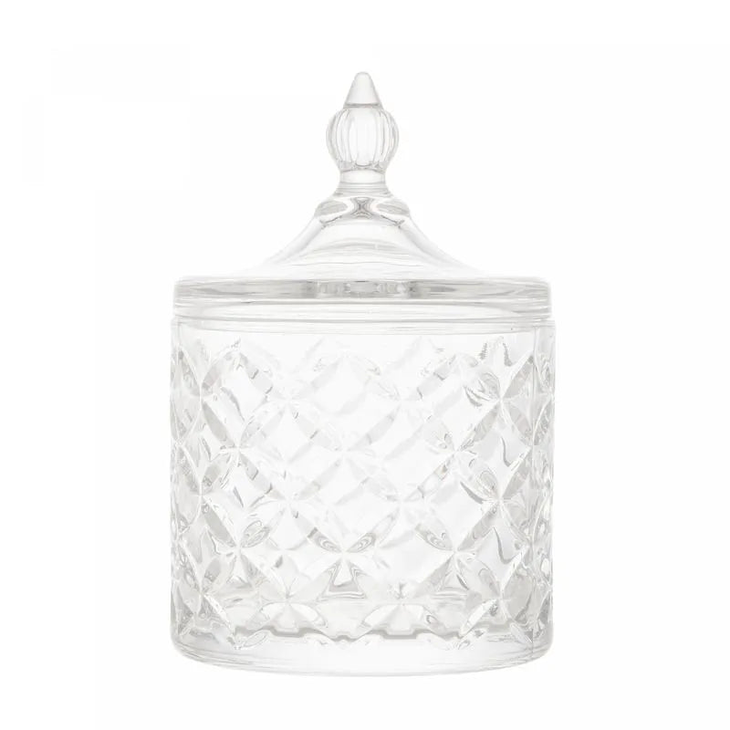 POTICHE DE CRISTAL LILE 10CMX15,5CM