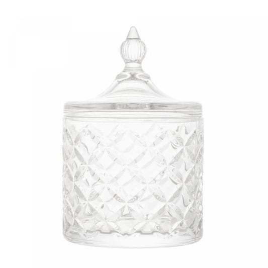 POTICHE DE CRISTAL LILE 10CMX15,5CM