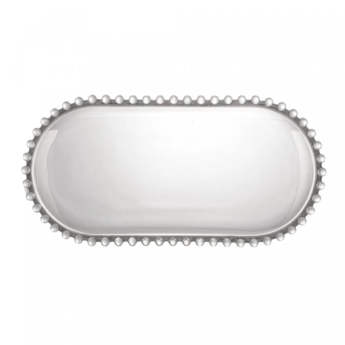 TRAVESSA CRISTAL OVAL PEARL 30X15X2CM
