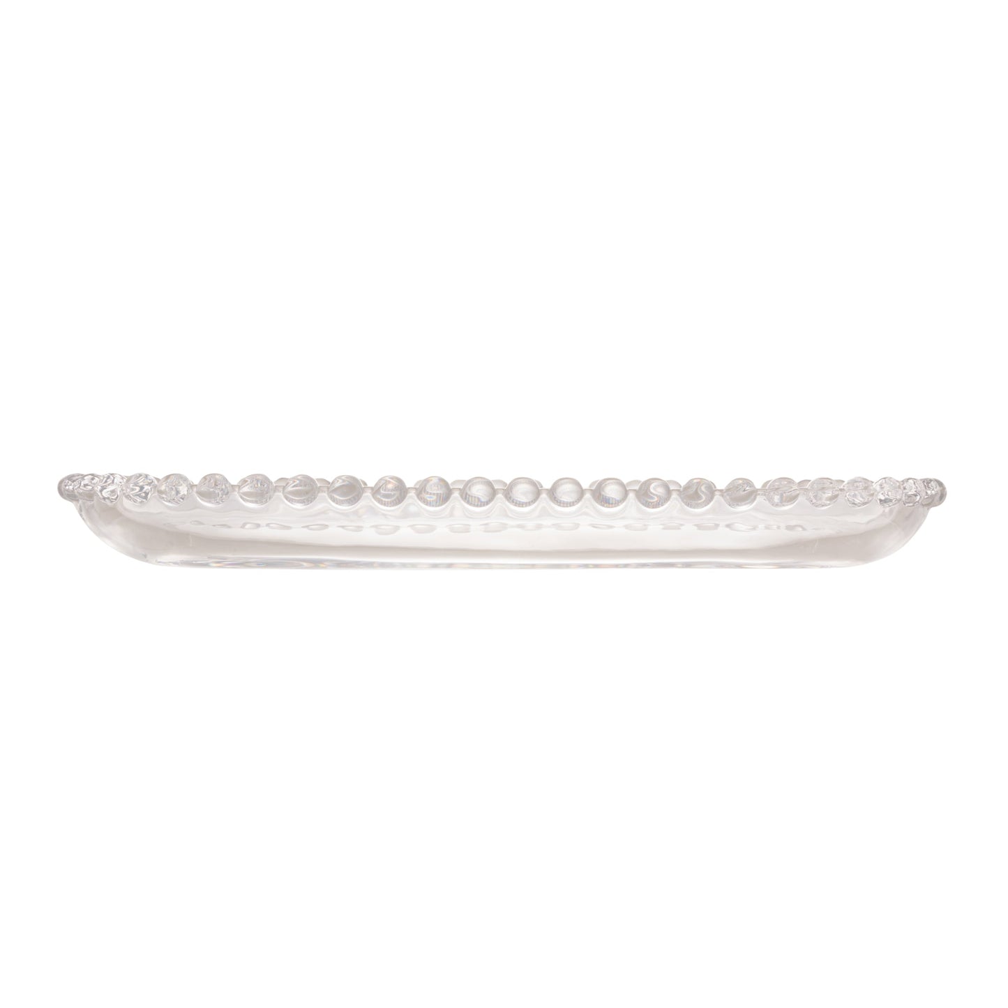 TRAVESSA CRISTAL OVAL PEARL 24X12X2CM