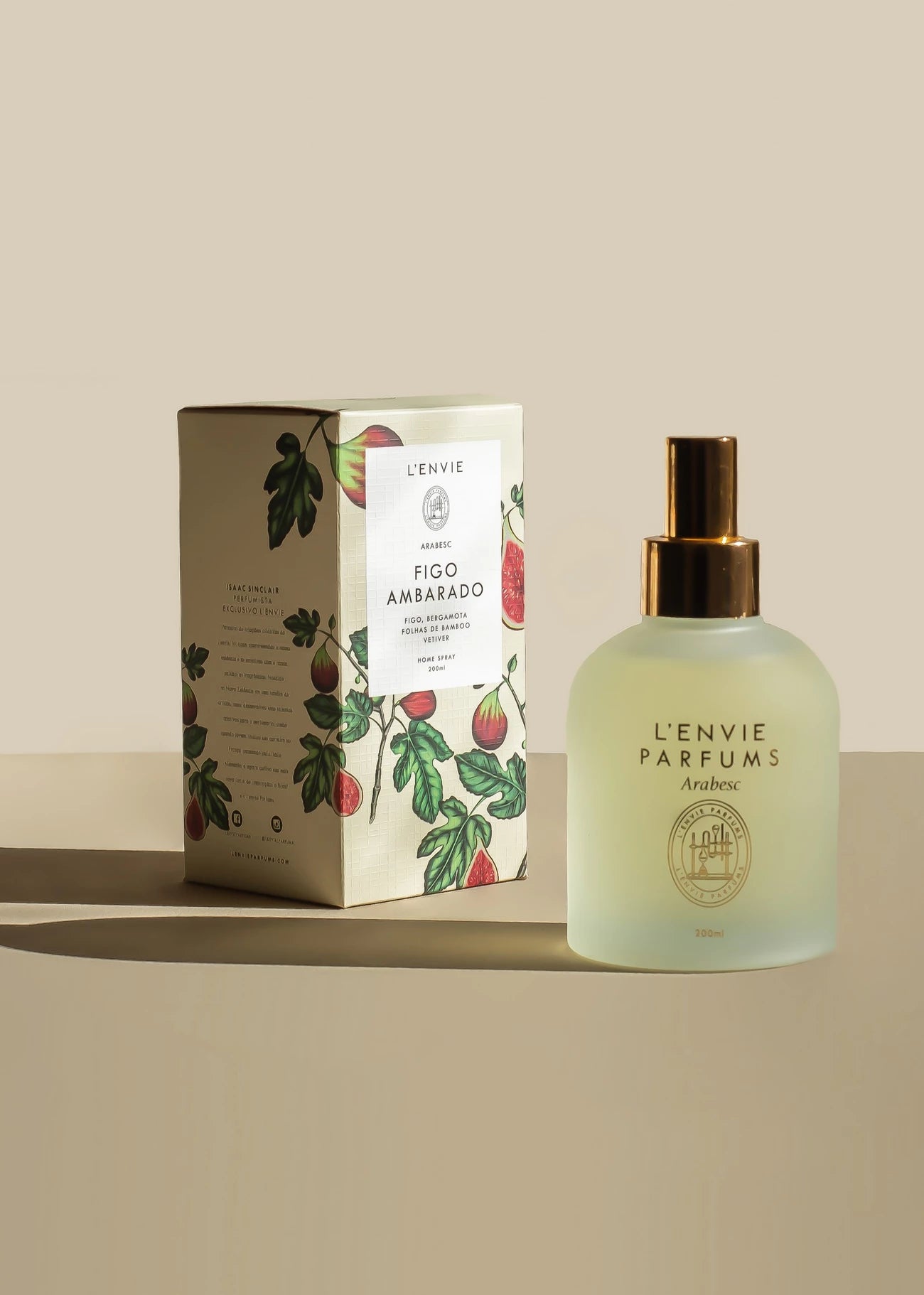 Home Spray Figo Ambarado- Arabesc - DoceLar Loja