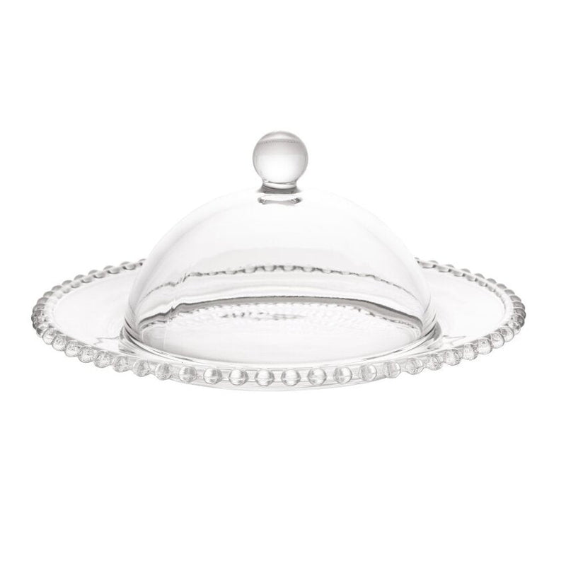 Queijeira de Cristal Pearl 20x9cm