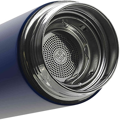 Garrafa Térmica com Termômetro Led-Azul - DoceLar Loja