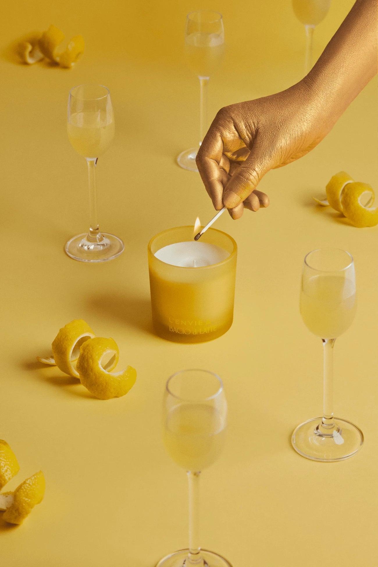 Vela Perfumada Limoncello-Bacio Di Latte - DoceLar Loja