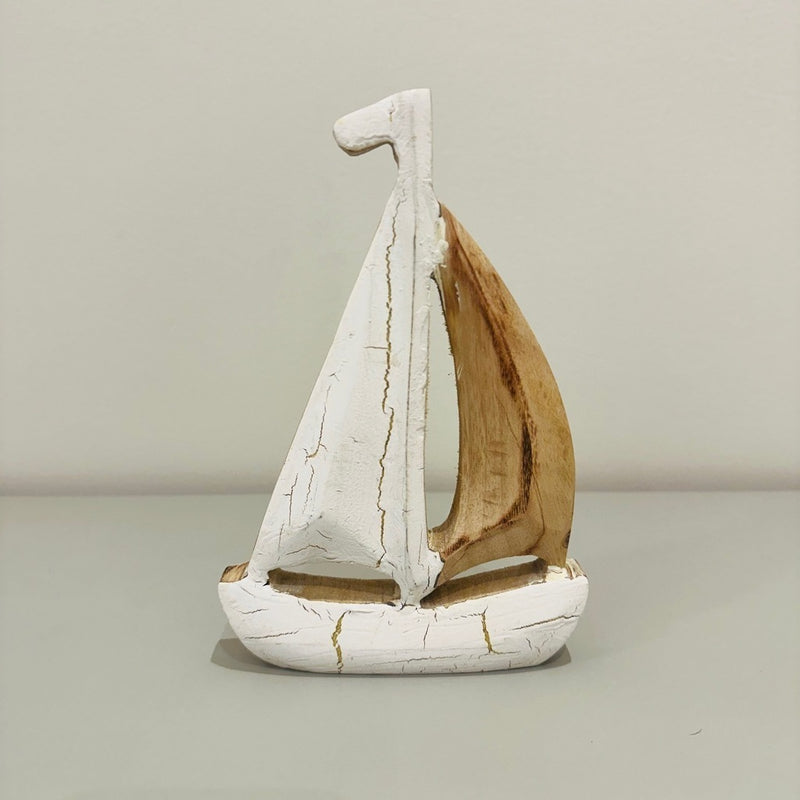 22360 BARCO MADEIRA TEXTURA BRANCA 12X18X2,5CM