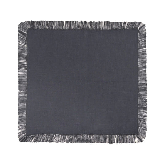 Guardanapo Franja Coloratta Grafite