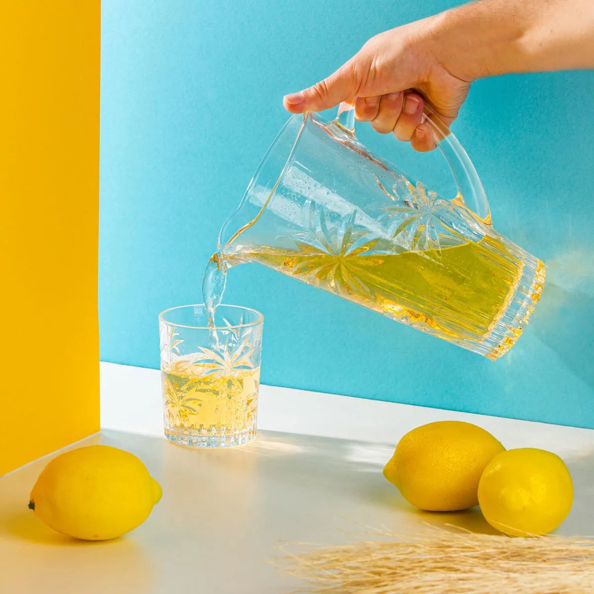 Jarra de Cristal Palm Tree 1,2L - DoceLar Loja