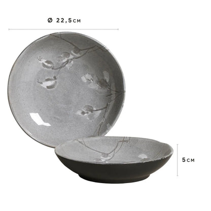 Pratos Fundo Bio Stoneware Nipo