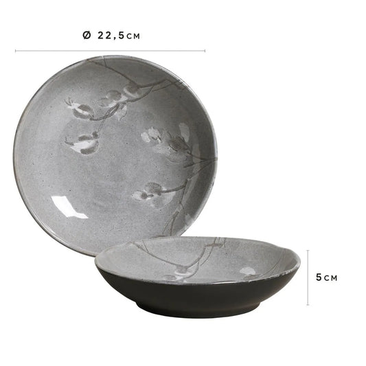 Pratos Fundo Bio Stoneware Nipo