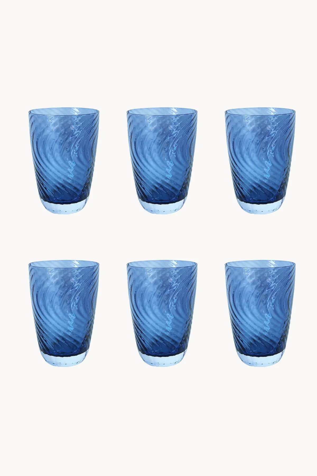CONJ DE COPOS LONG DRINK AZUL - 6 PCS