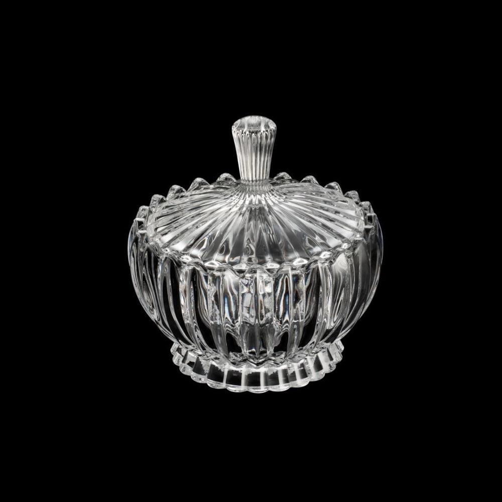 Potiche Decorativo Cristal c/Tampa Geneva - DoceLar Loja