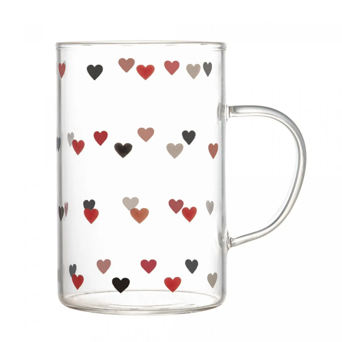 Caneca de Vidro Borossilicato Resistente ao Calor Love 280ml - DoceLar Loja