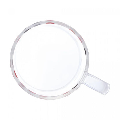 Caneca de Vidro Borossilicato Resistente ao Calor Love 125ml - DoceLar Loja