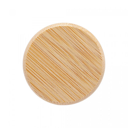 Porta Mantimento de Vidro Borossilicato com Tampa de Bambu 210ml - DoceLar Loja