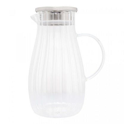 Jarra de Vidro Borossilicato com Tampa Classic 1,75L - DoceLar Loja