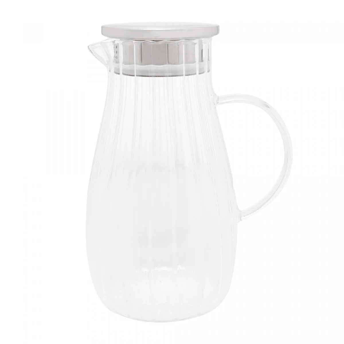 Jarra de Vidro Borossilicato com Tampa Classic 1,75L - DoceLar Loja