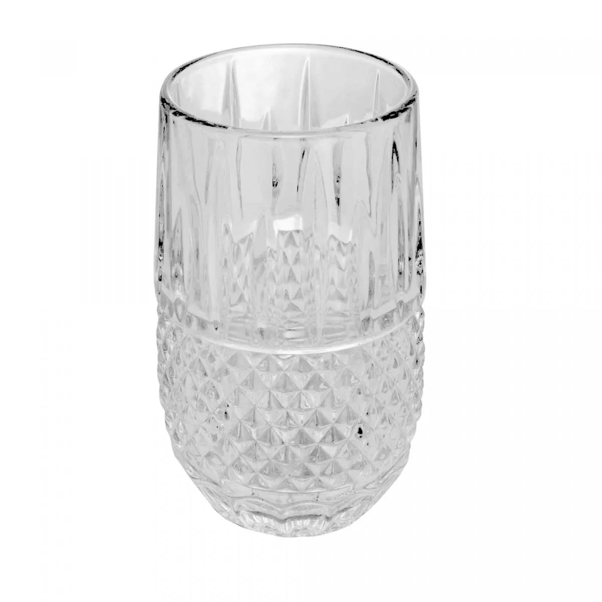 Conjunto 6 Copos Altos de Vidro Glasgow 350ml - DoceLar Loja