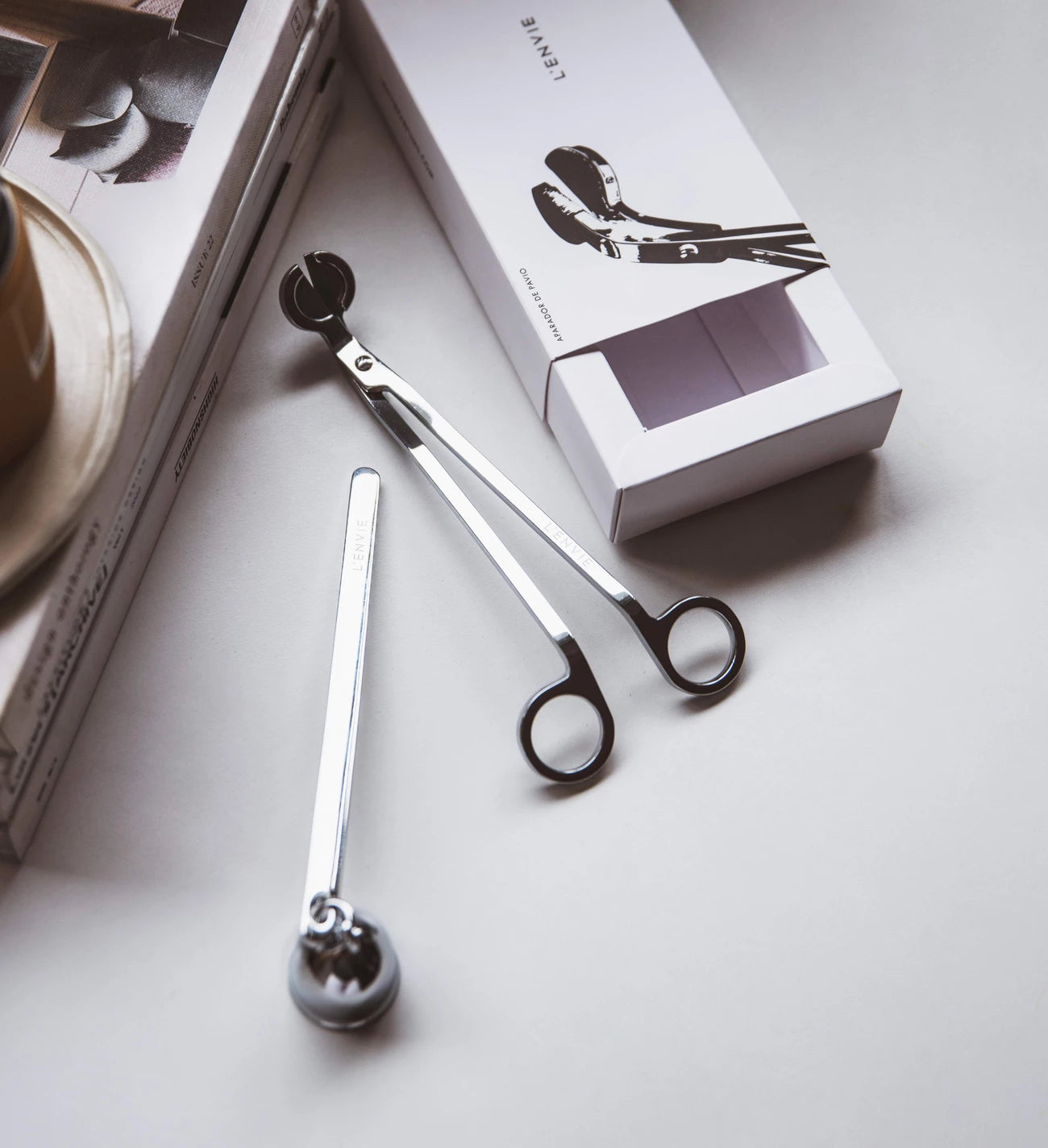 Conjunto Aparador e Abafador de Vela - DoceLar Loja