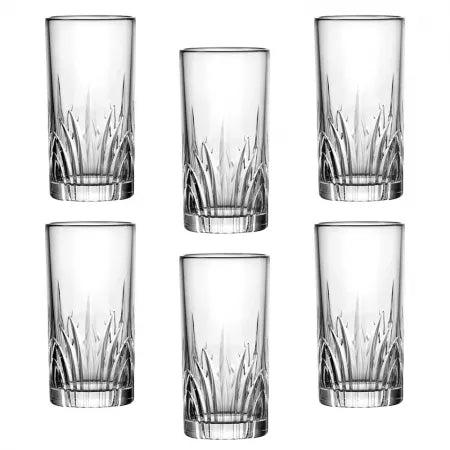 CJ 6 Copos Altos Costanera em Cristal Ecológico - DoceLar Loja