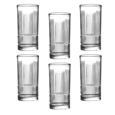 CJ 6 Copos Altos Vivant Em Cristal Ecológico - DoceLar Loja