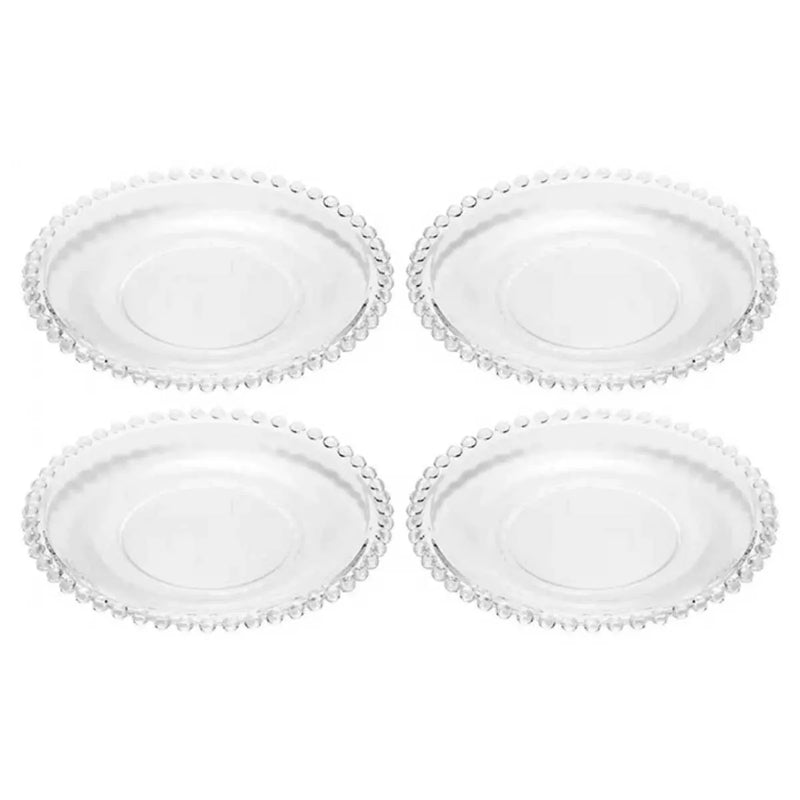 PRATO CRISTAL DE CHUMBO PEARL 20CM