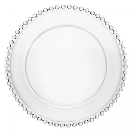 PRATO PEARL 20 CM CRISTAL