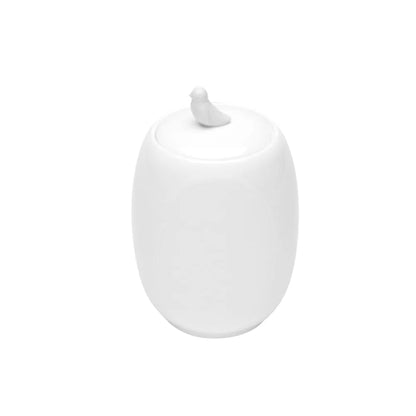 Pote Porcelana c/Tampa Birds