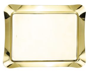 Travessa de Aço Inox Bonbon Dourada - DoceLar Loja