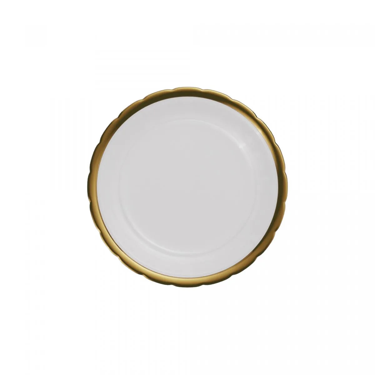 Jogo 6 Copos Altos de Cristal Ecológico com Fio de Ouro Imperial